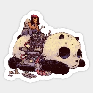 Panda Repair Sticker